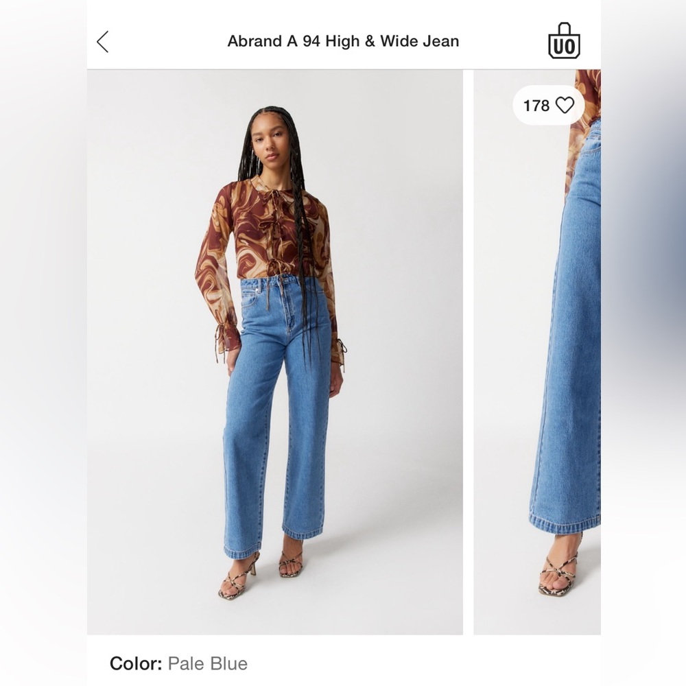 ABRAND A 94 high wide jeans